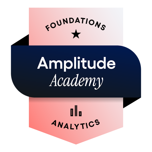 Amplitude Foundations Analytics